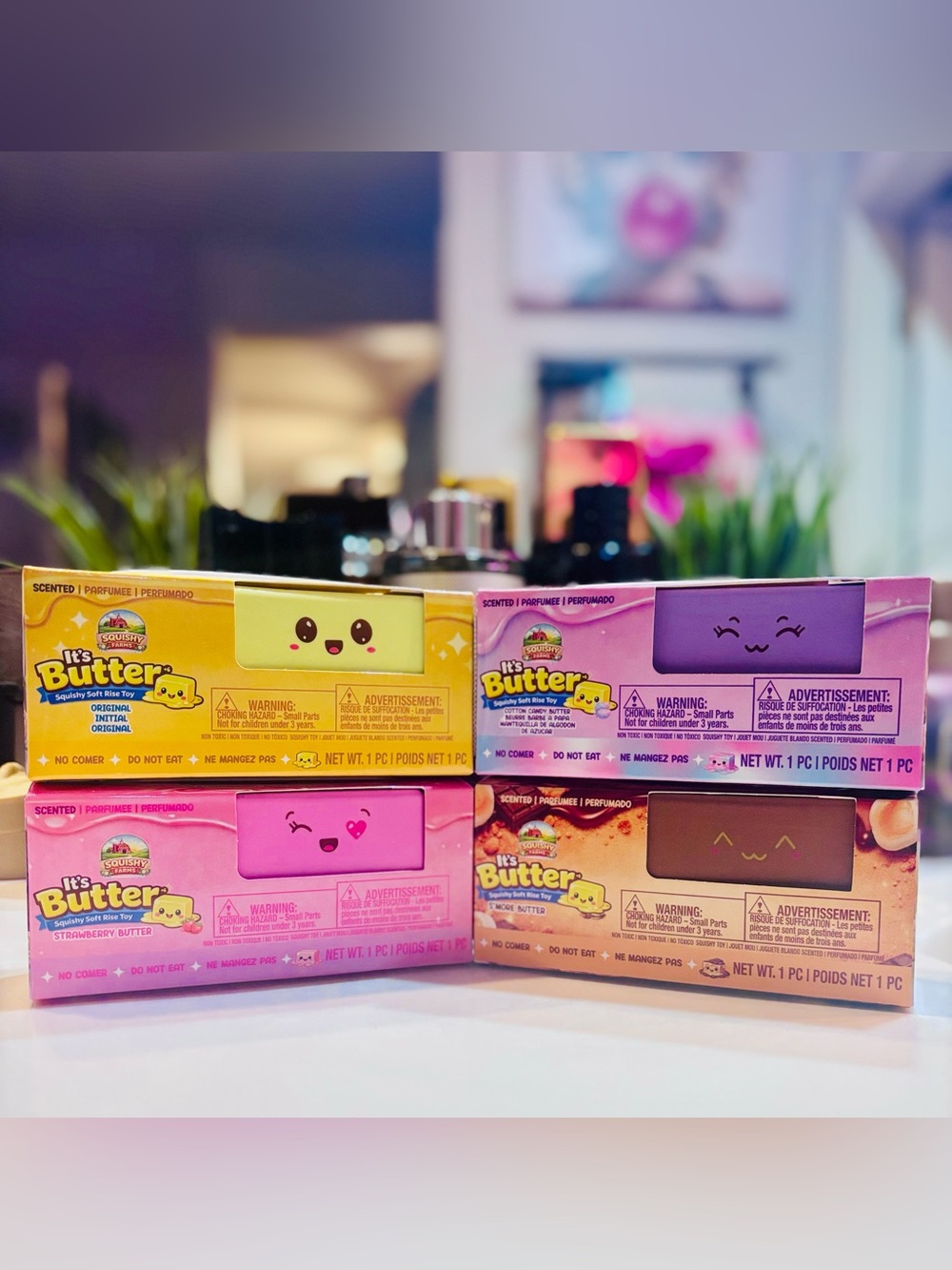 It's Butter Squishy Soft Rise Toy Bundle x 4